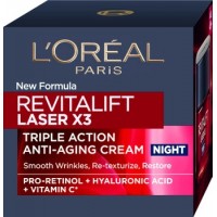 Ночной регенерирующий rрем L'Oreal Paris Revitalift Лазер Х3, 50 мл 